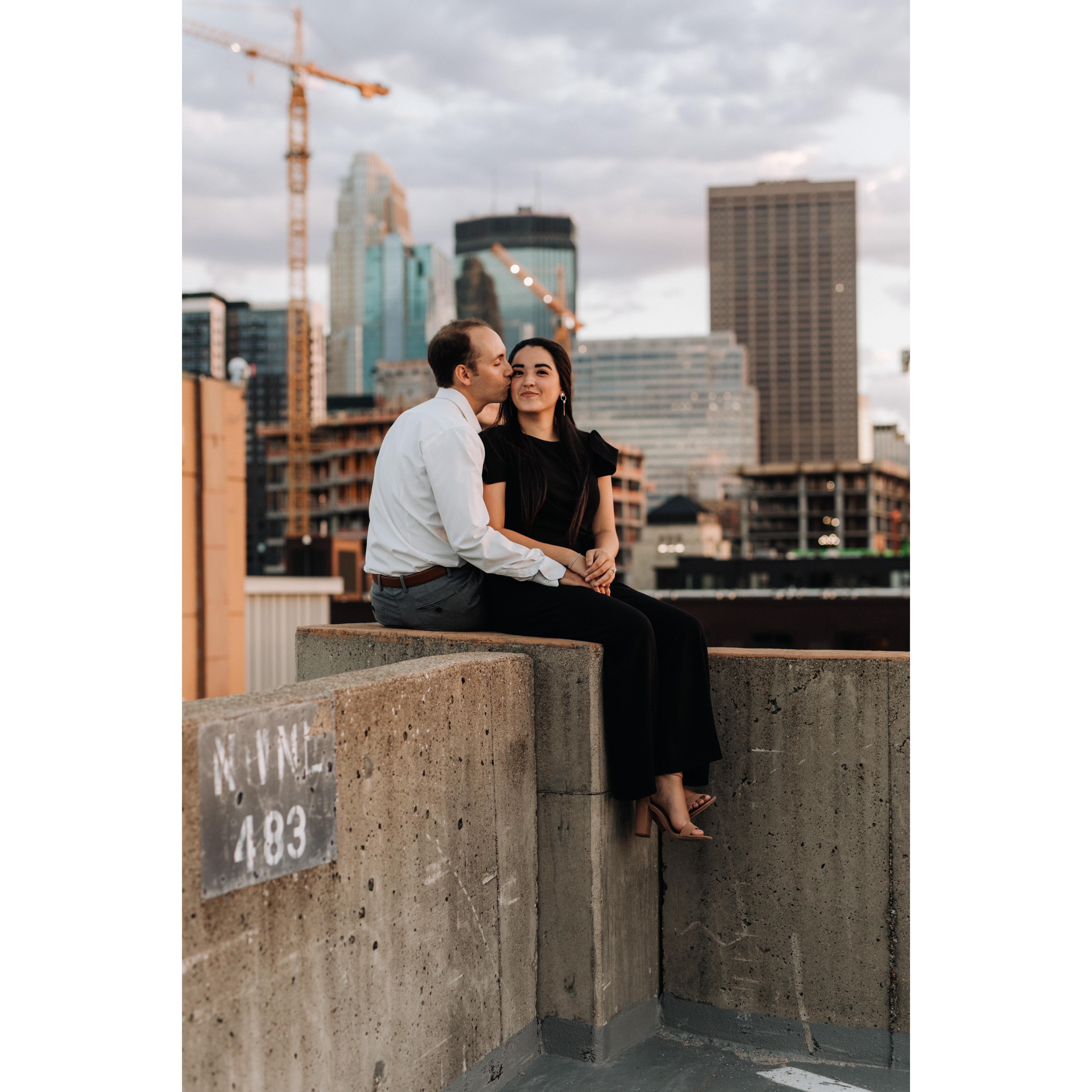Engagement photos - Minneapolis North Loop (2020)