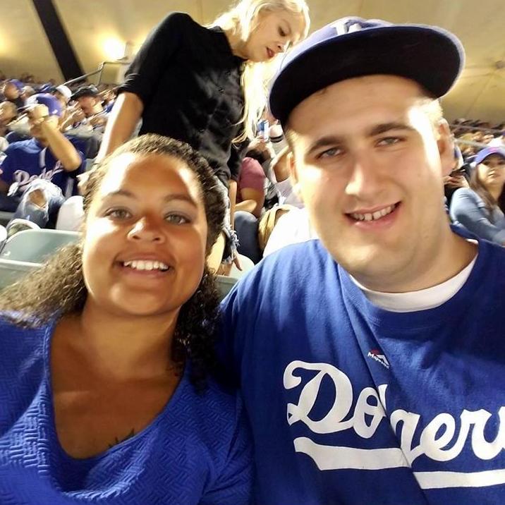 Our first Dodger game together! Hopefully we can finally see them win a World Series ring, but not before we get our rings on our gameday!