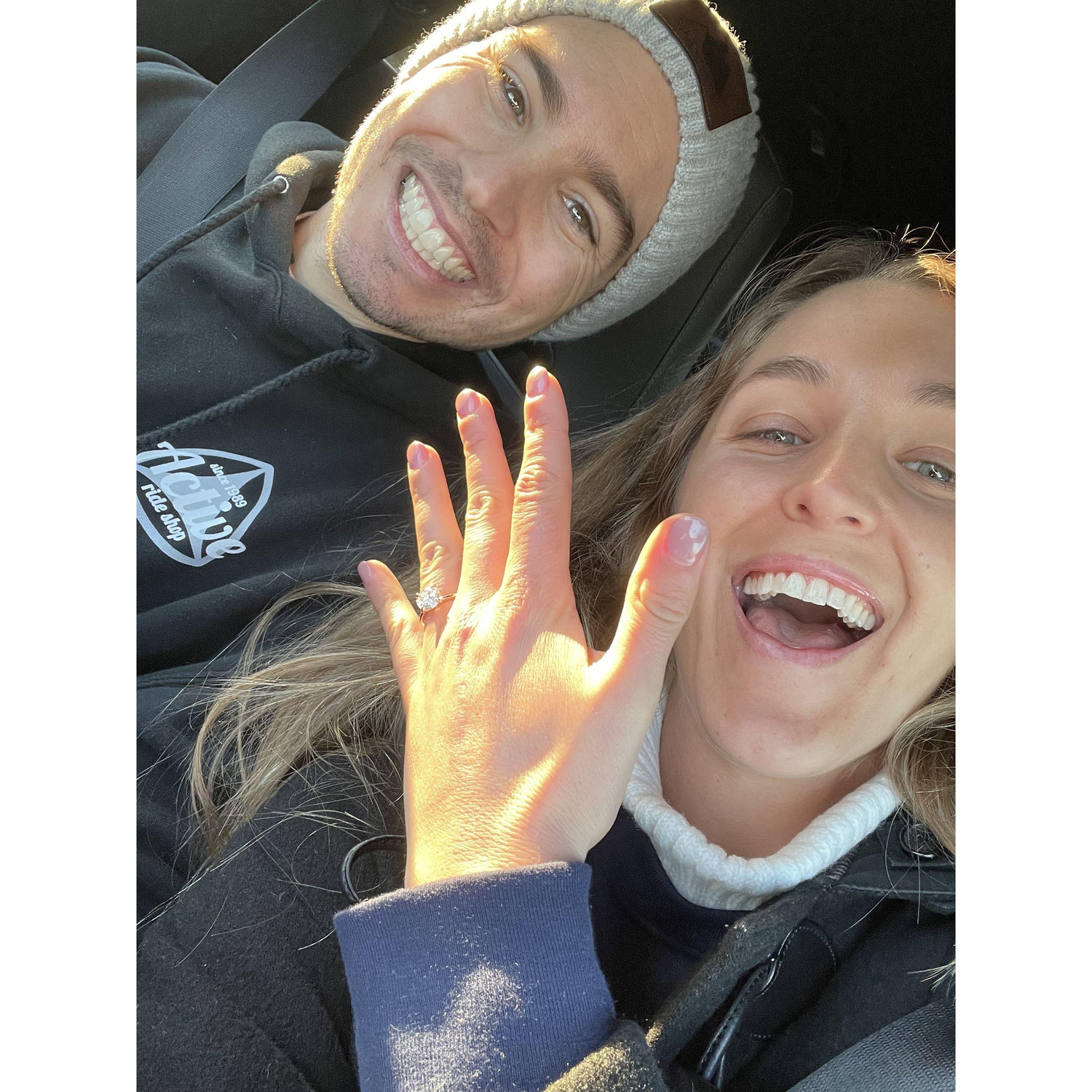 Right after we got engaged!