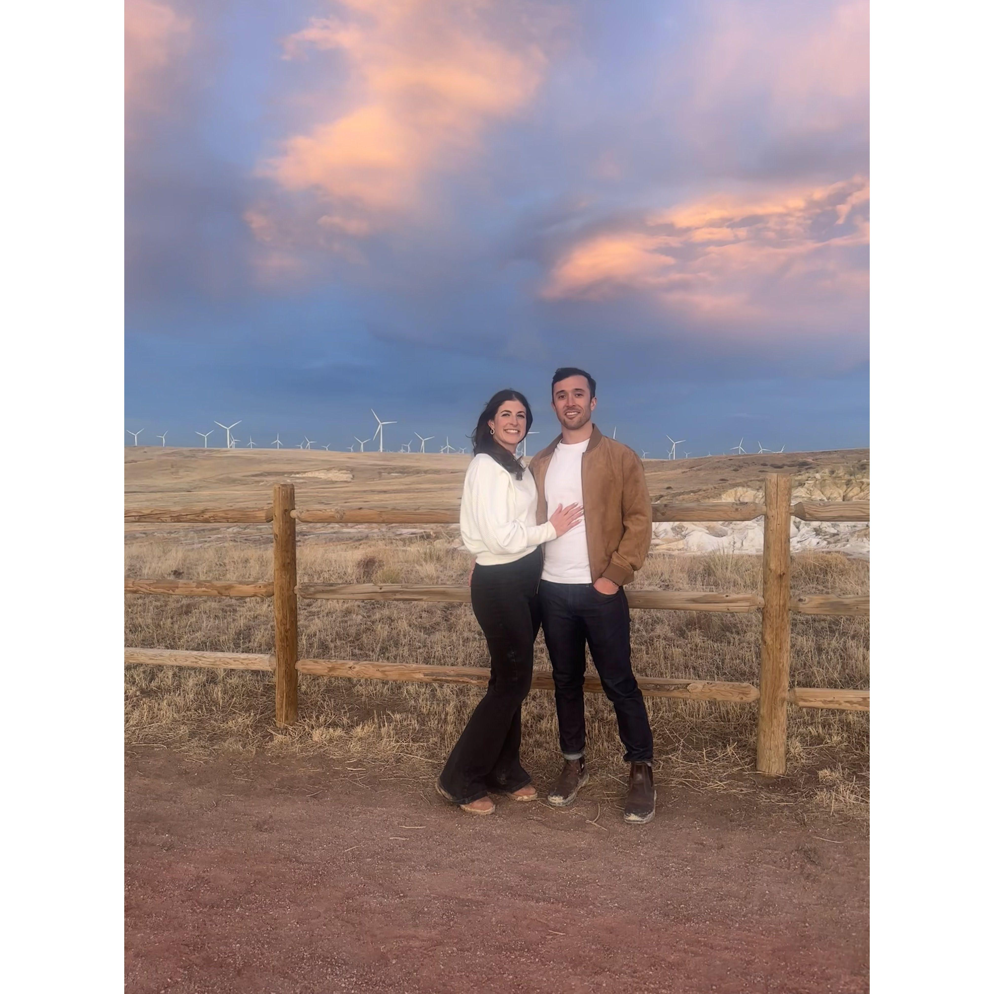Perfect sky for our engagement photos