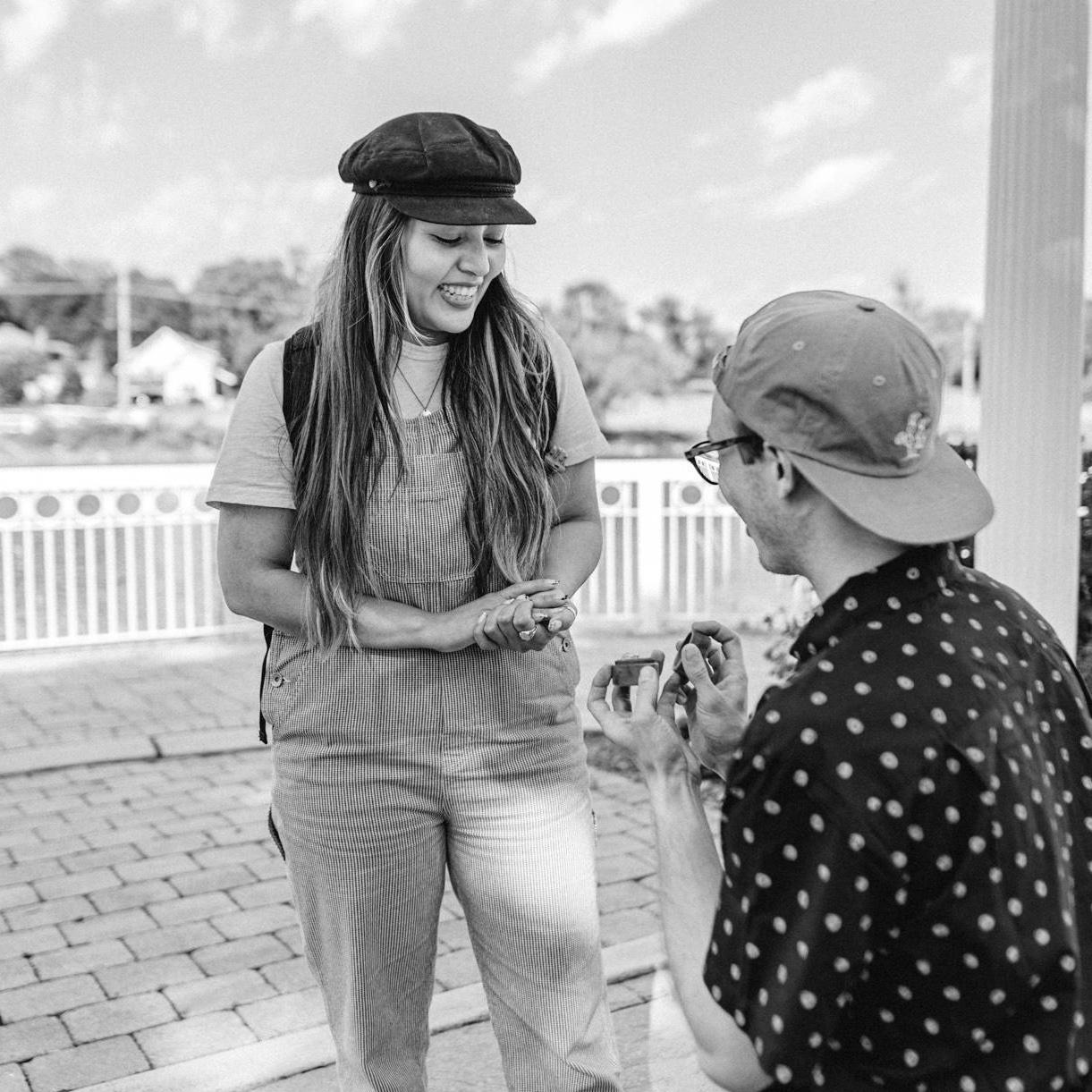Kevin proposing - June 23, 2021