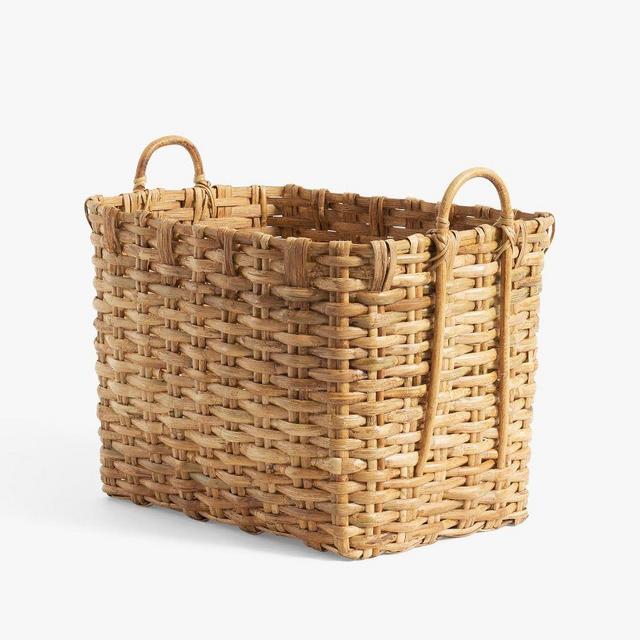 Artisan Rustic Rectangle Basket - Tall