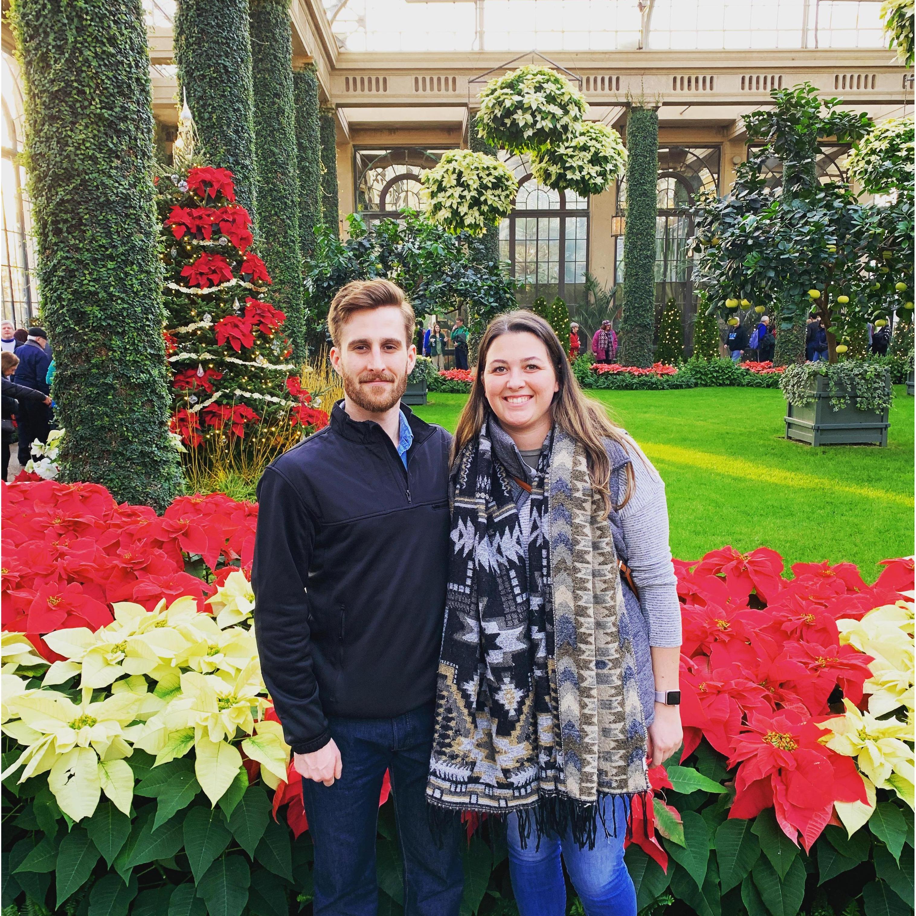 This is us at Longwood Gardens (December 2019)
