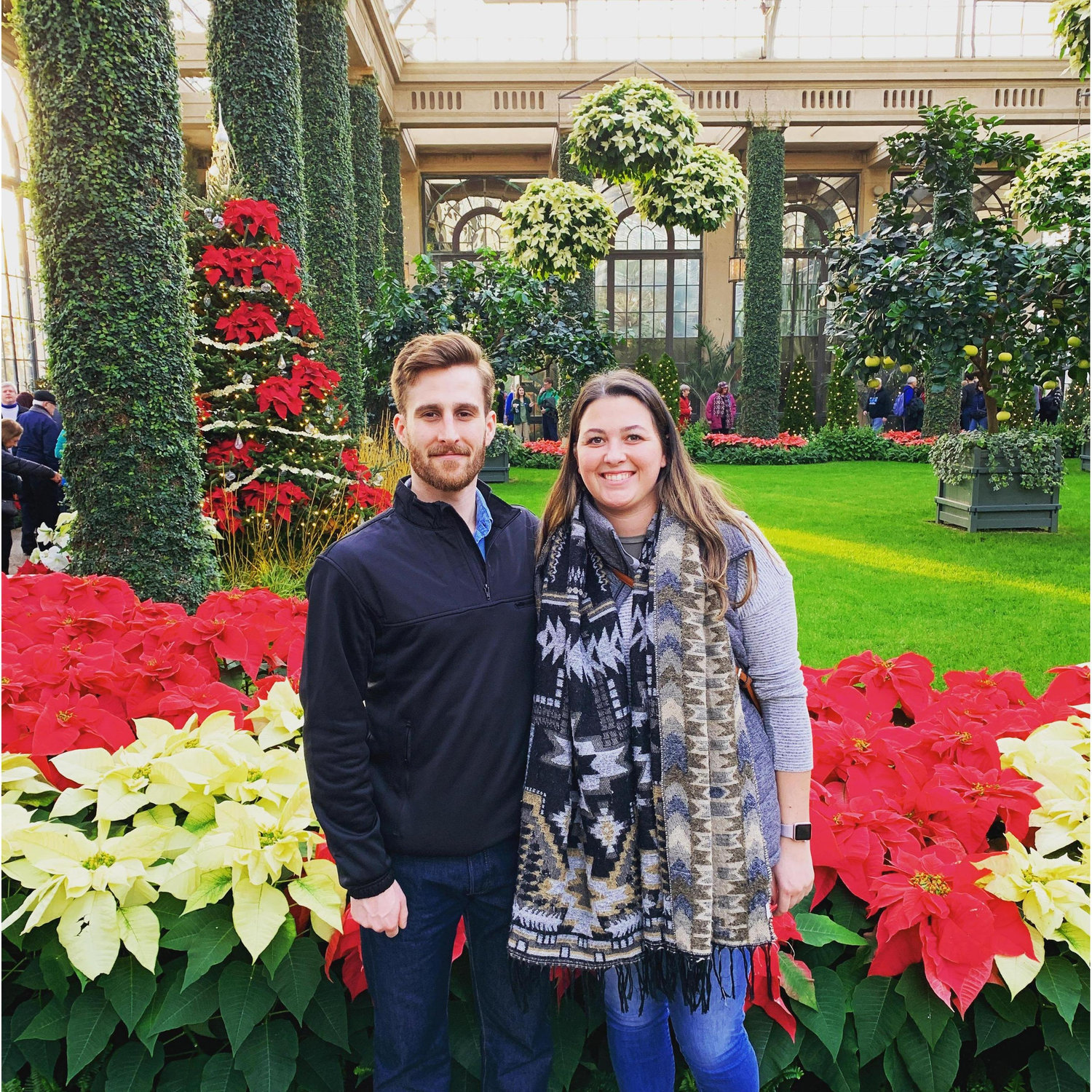 This is us at Longwood Gardens (December 2019)