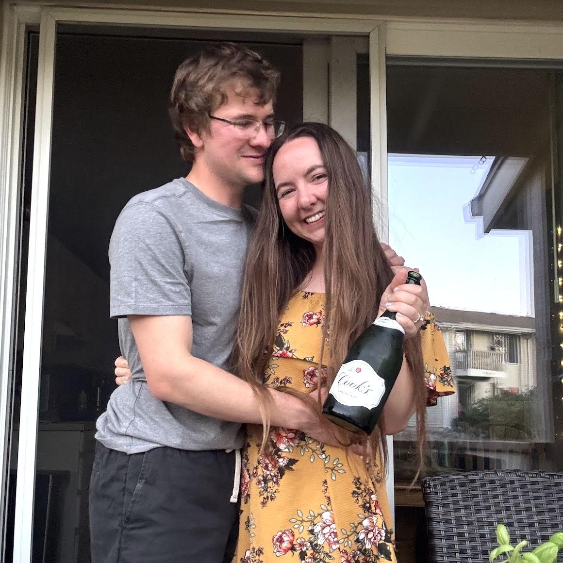 We moved to Bellingham, WA and settled into our very 1st apartment with just the 2 of us 🥂