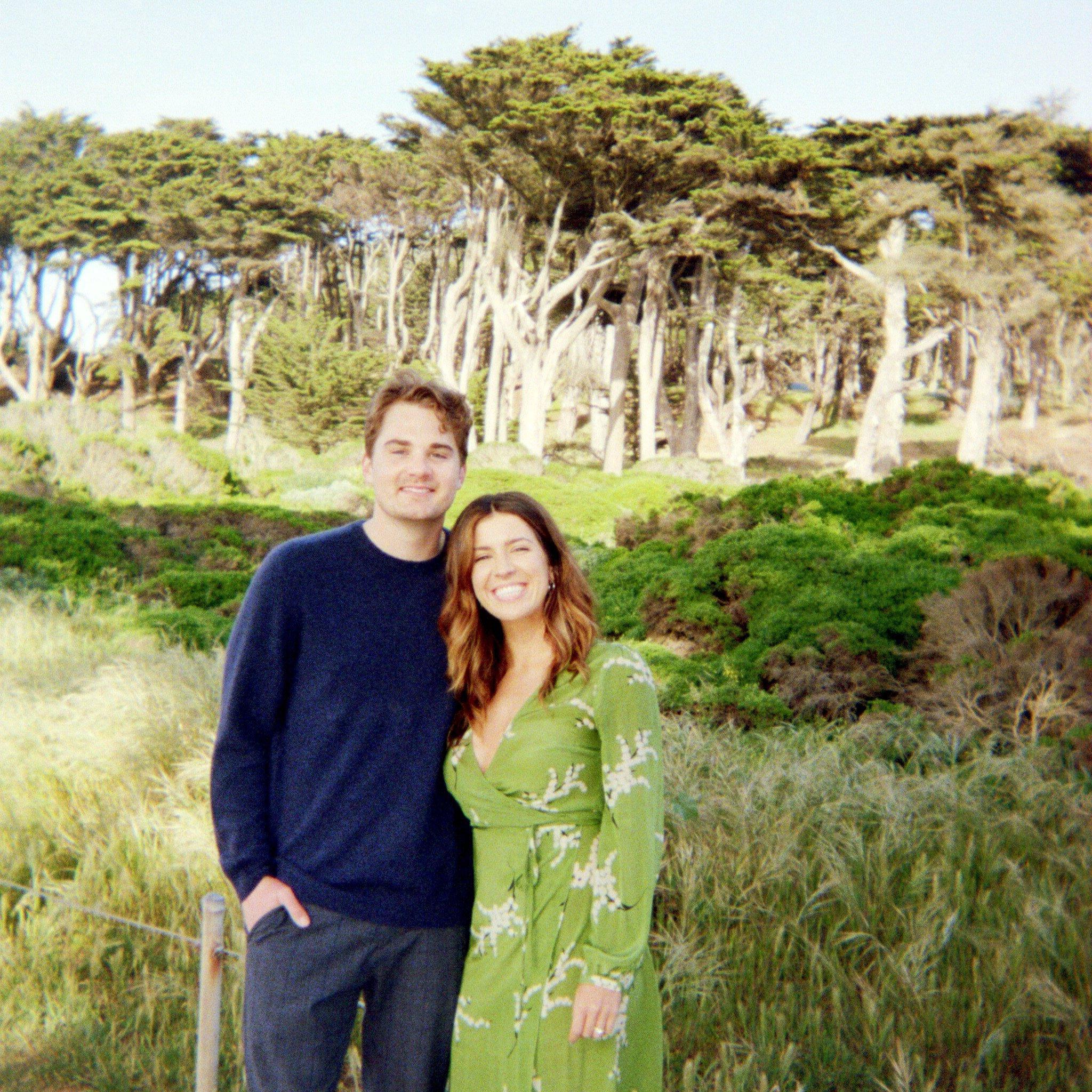 Our engagement photos (taken by Jen Rupey April 2nd, 2022)