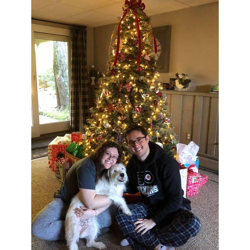 Christmas 2018, with Bessie!