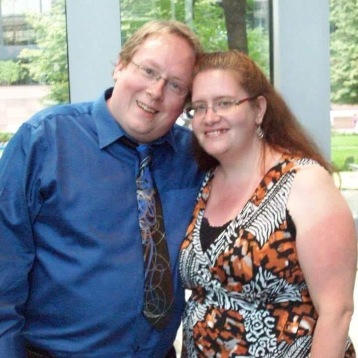 Laura and her Mike's wedding.