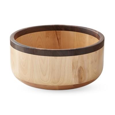 Walnut Rim Salad Bowl