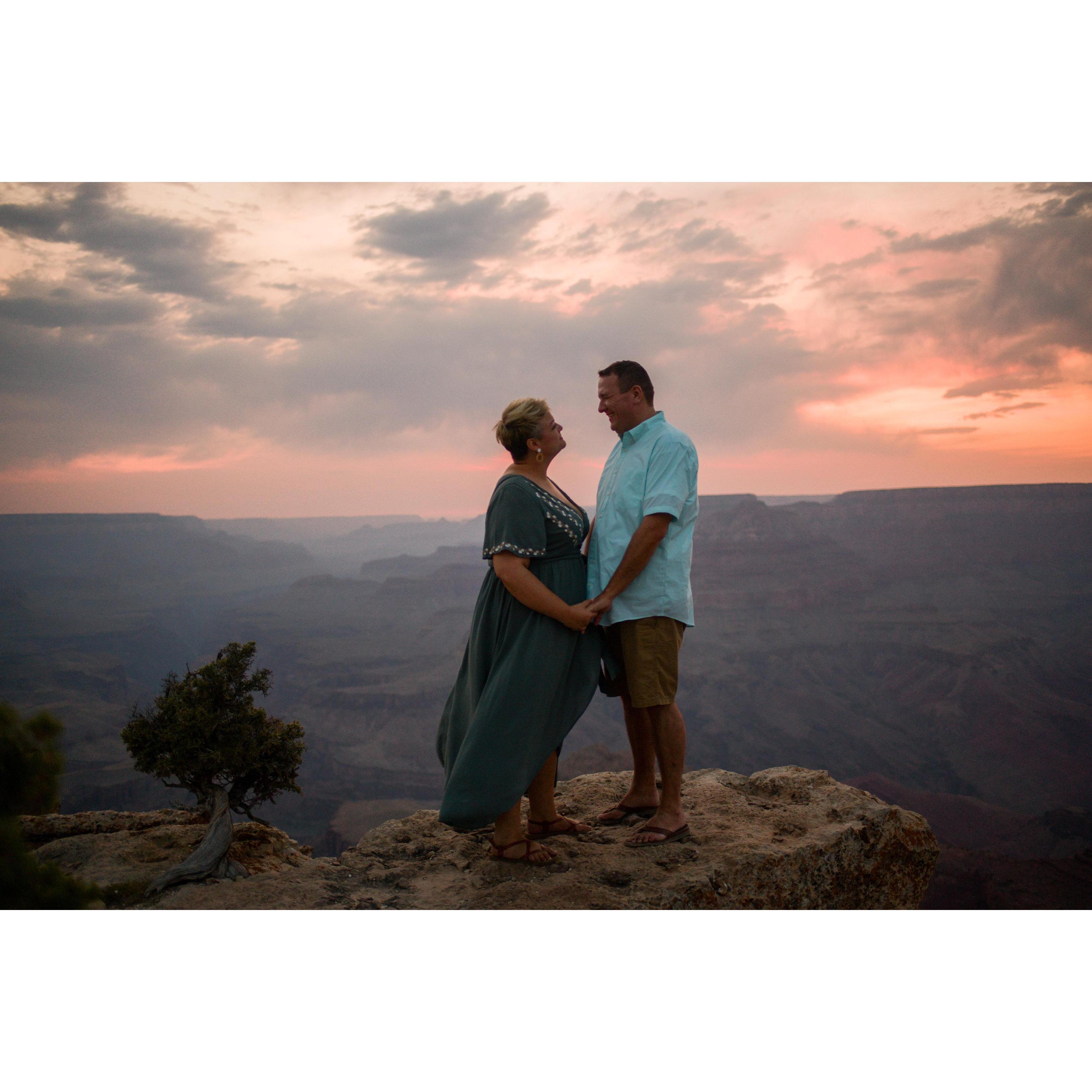 From our Grand Canyon Engagment Photo Shoot