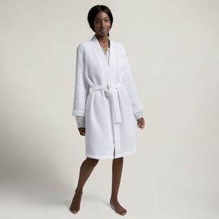 Long-Staple Turkish Cotton Waffle Robe