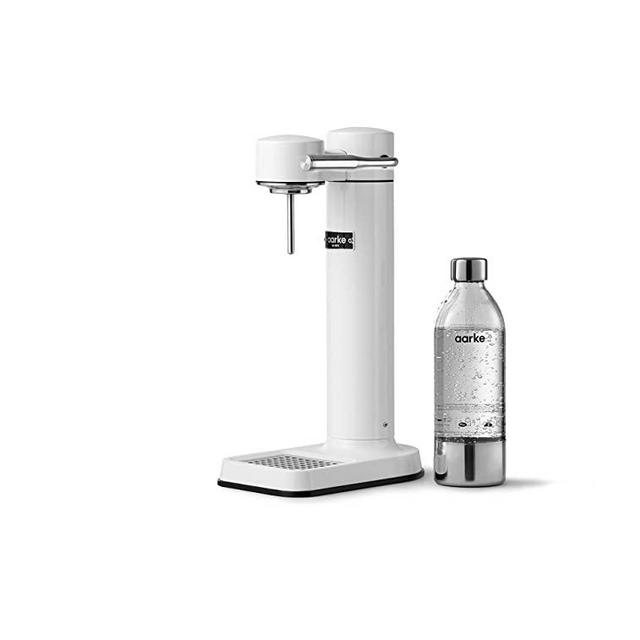 Aarke - Carbonator III Premium Carbonator/Sparkling & Seltzer Water Maker with PET Bottle (White)