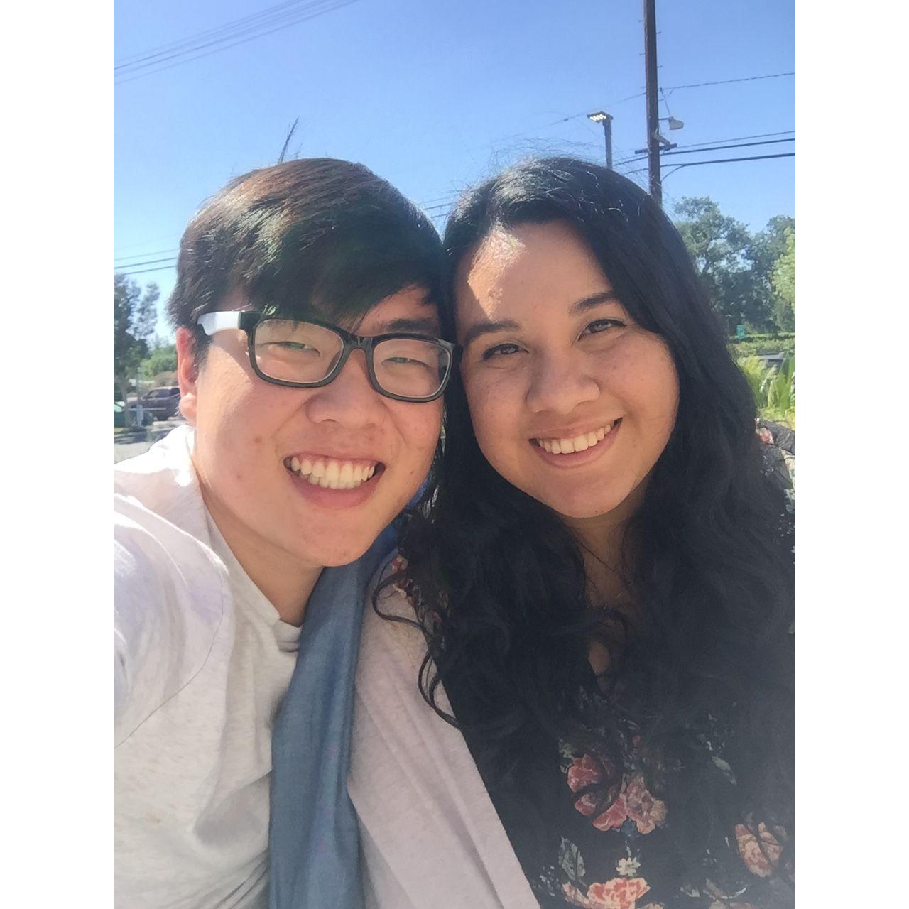we ate so much cajun shrimps after this photo was taken