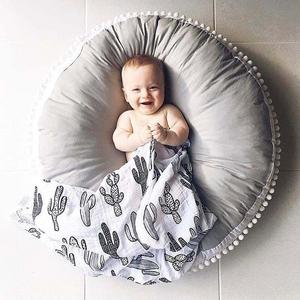 Hiltow Kids Floor Pillow Seating Cushion Infant Seat Lounger Newborn Lounger for Floor and Game Rooms(Diameter : 35 inches)