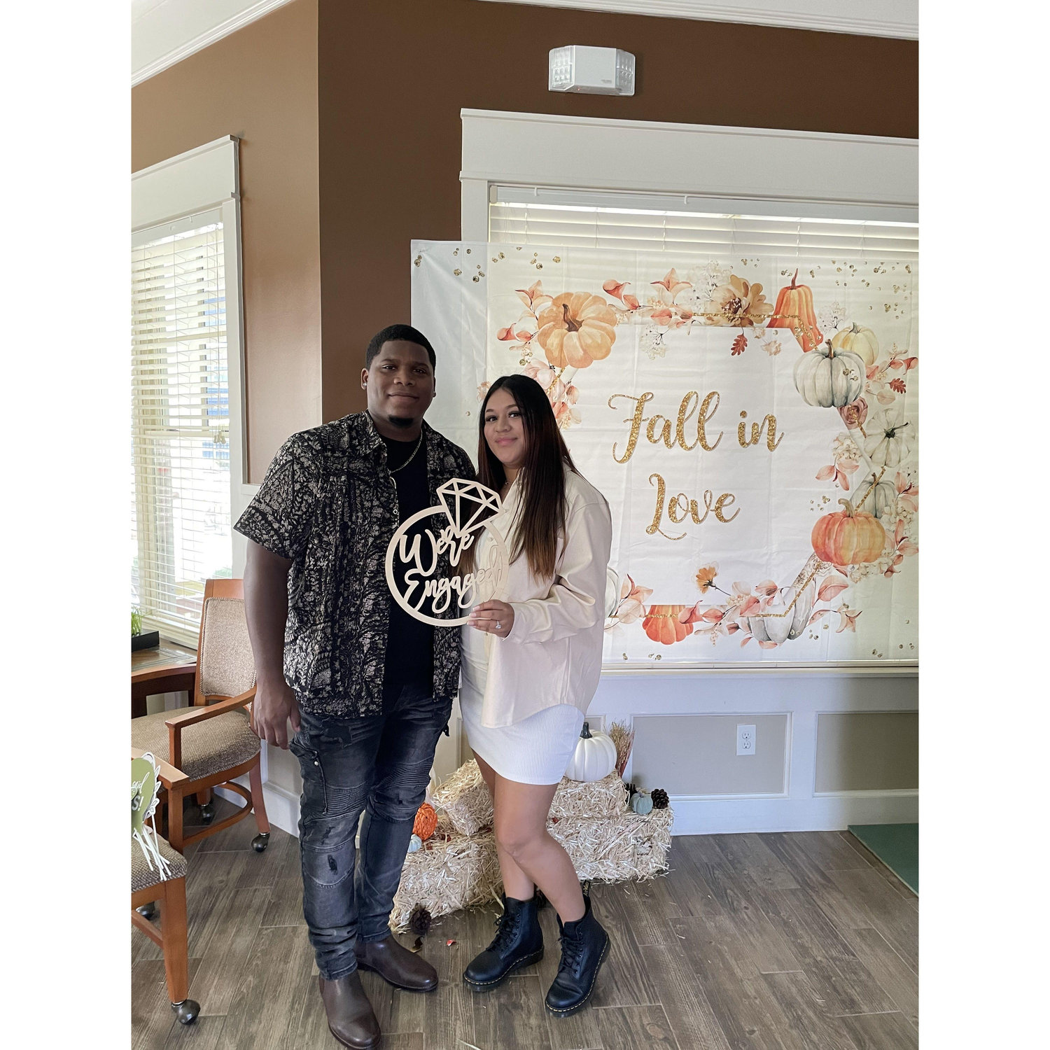 Engagement party in October 2022