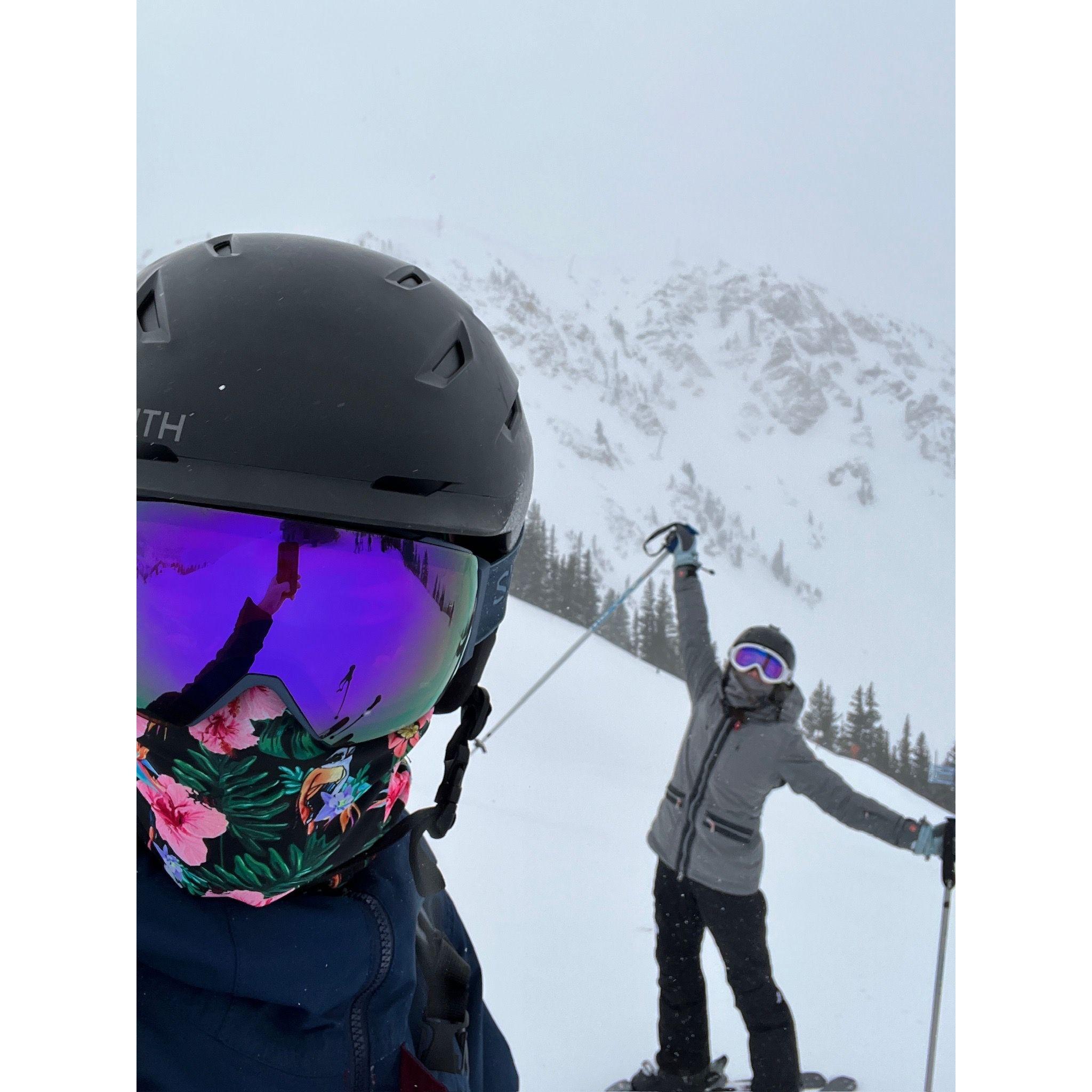 Jake and Claire go skiing again (and again and again)