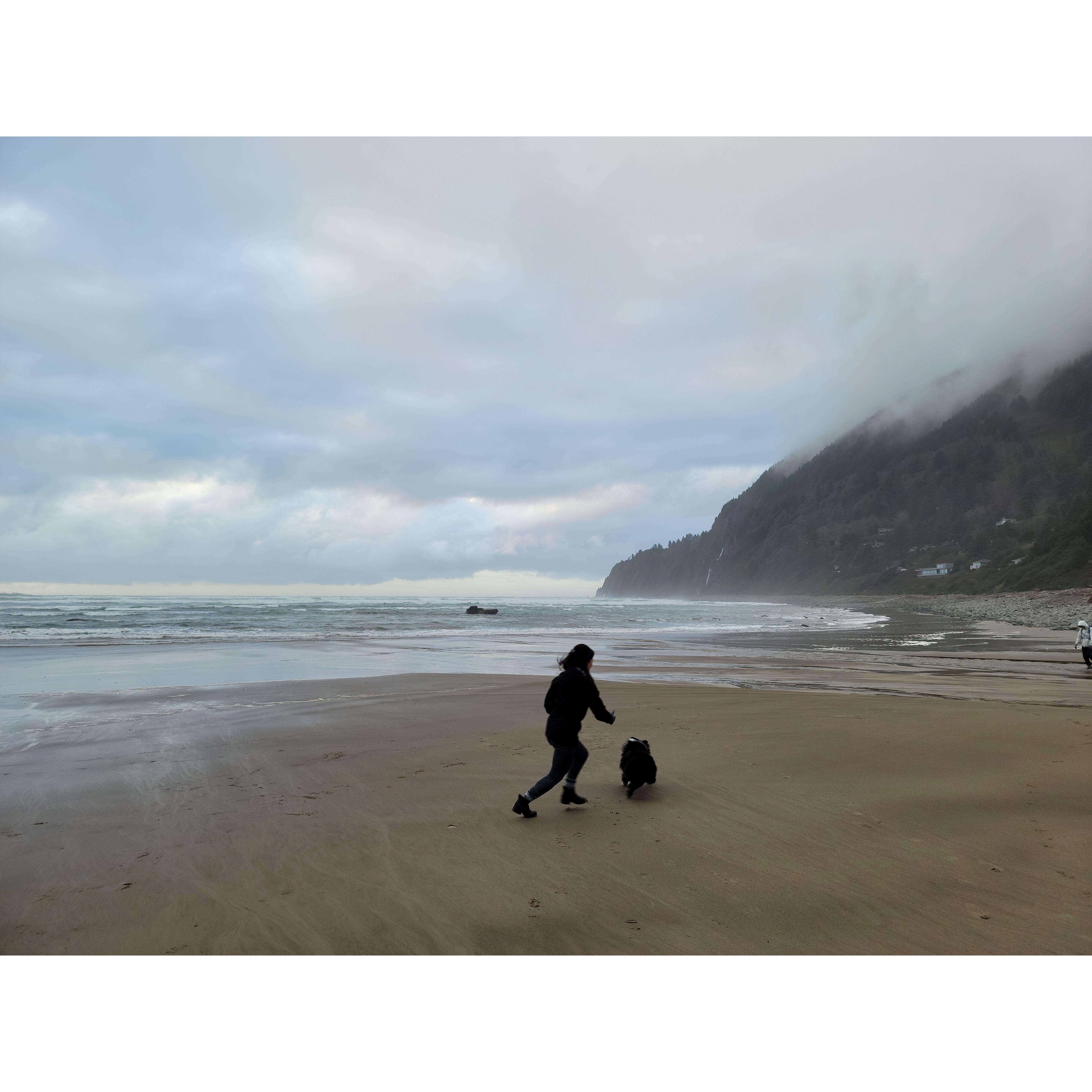 Our first trip, the Oregon coast