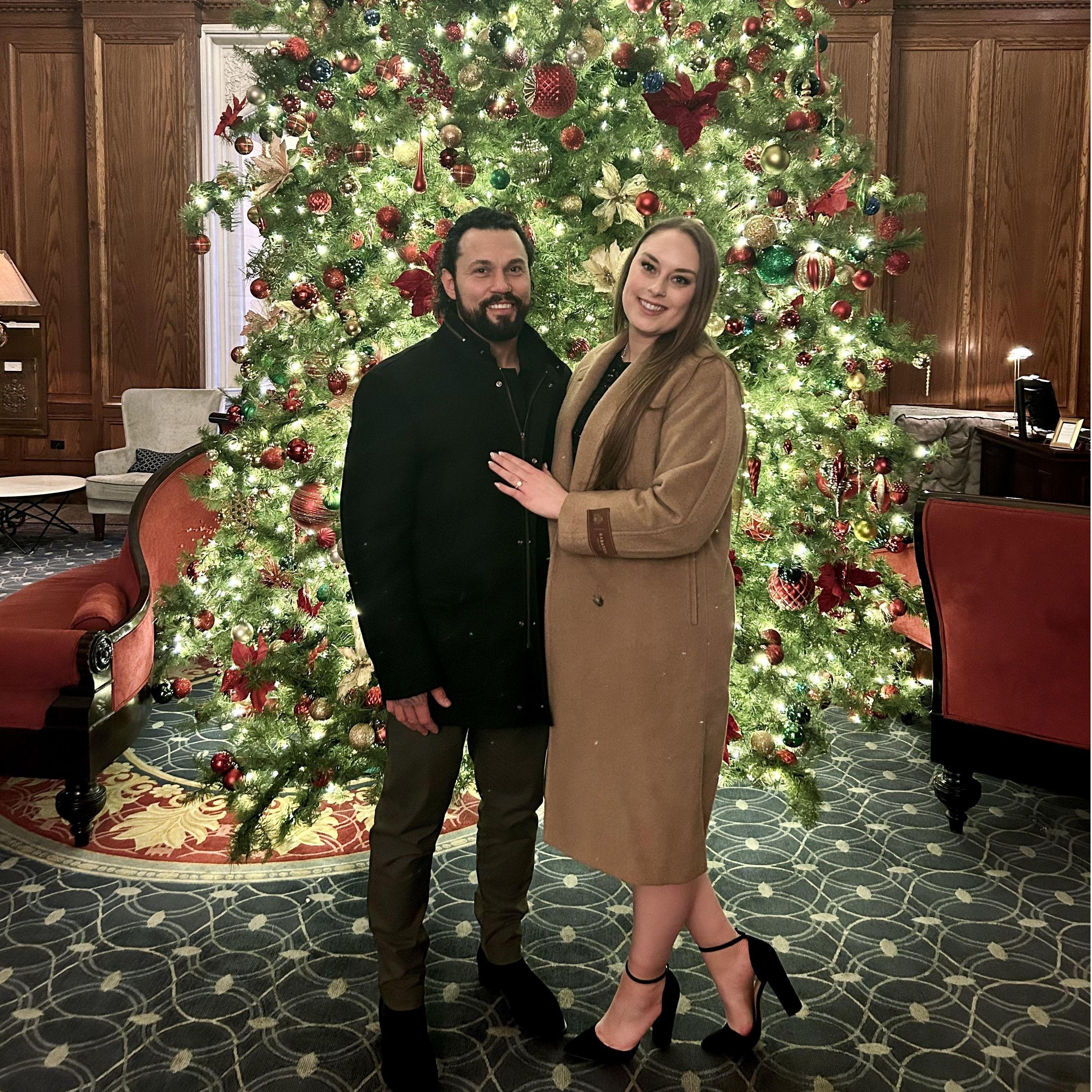 Fairmont Hotel MacDonald. This is where he proposed❤️