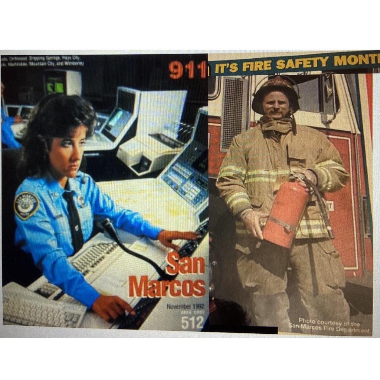 HOW IT STARTED....

(Val on the cover of the phone book in 1992)
(Jeff in the local paper, circa 1999)