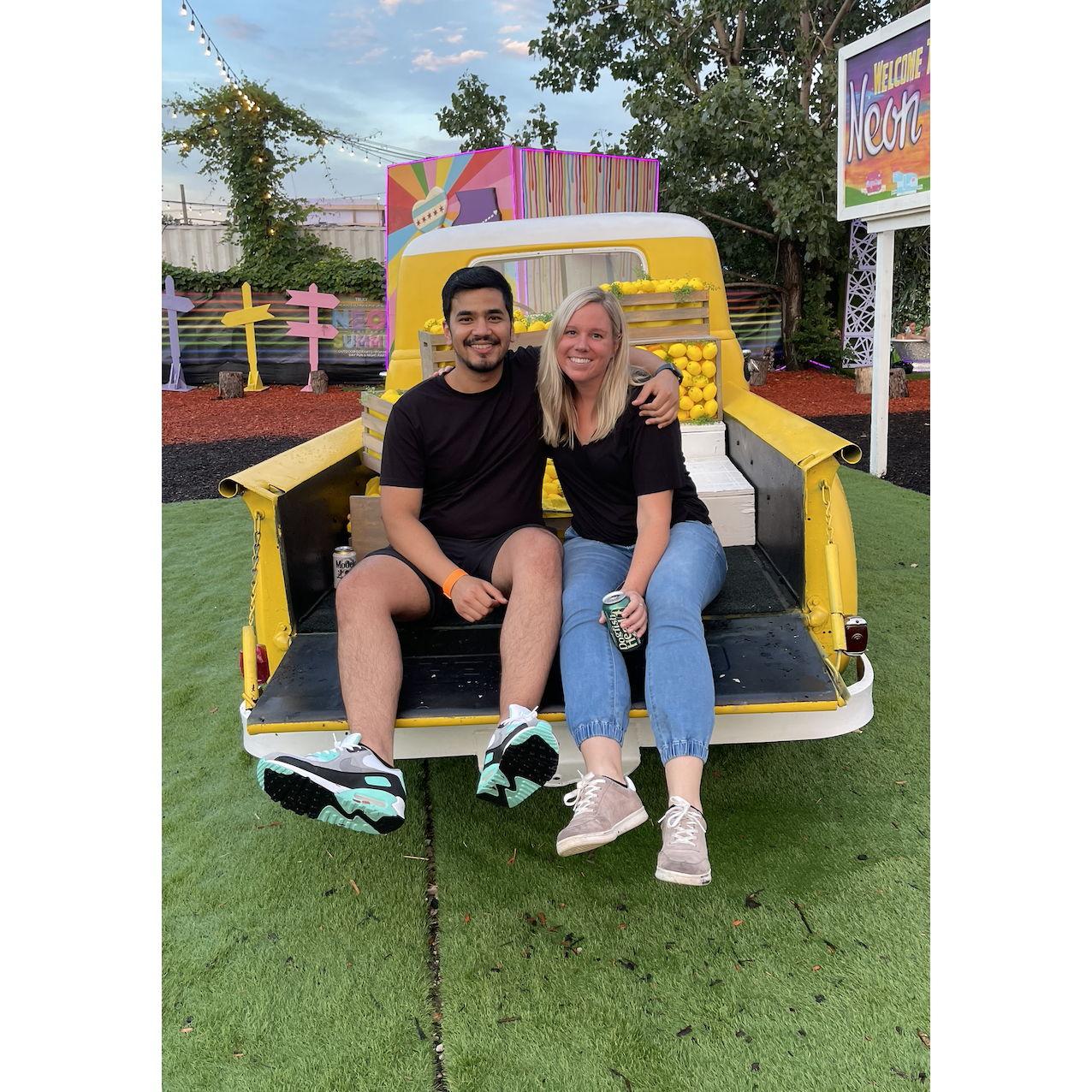 Our first picture together!
June 2021