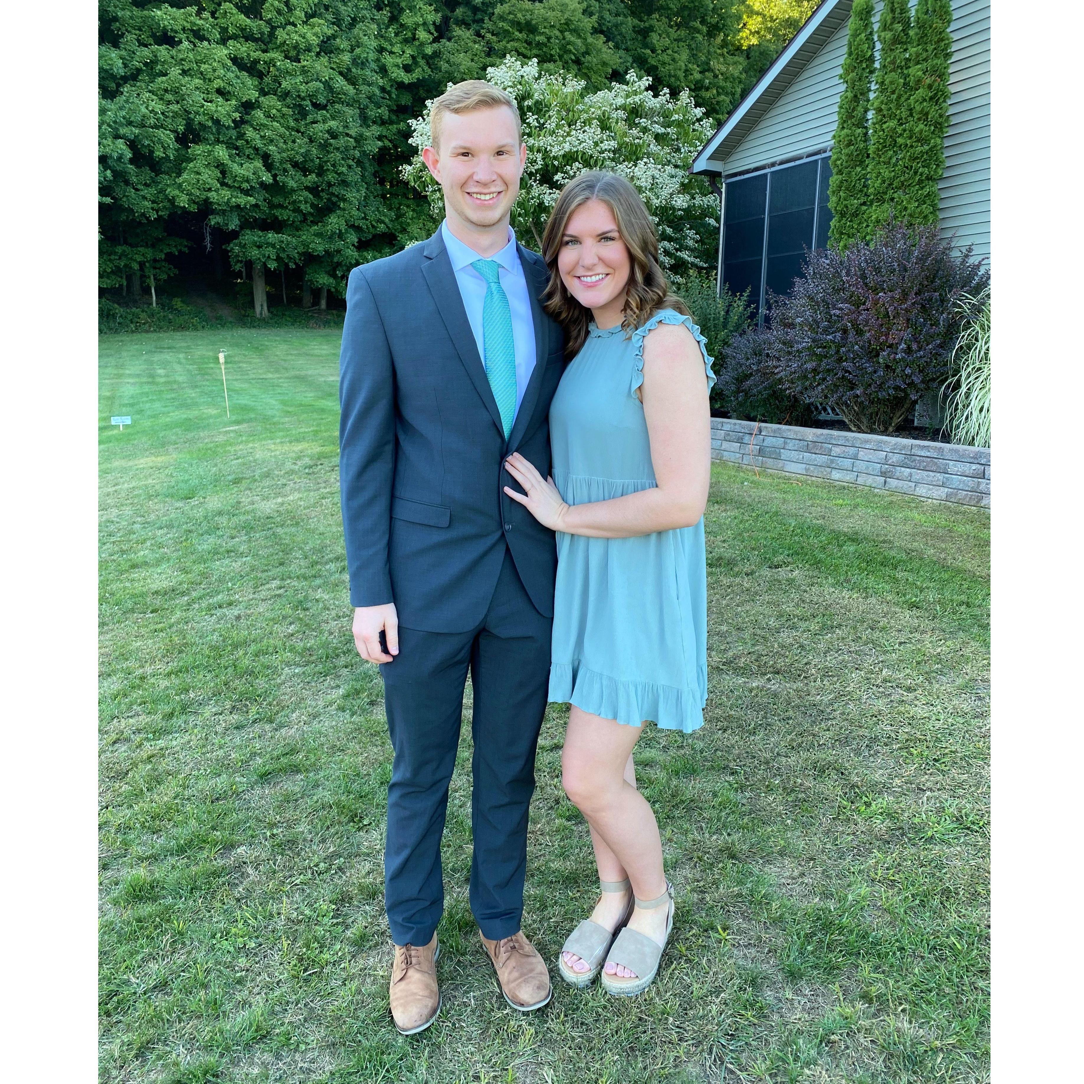 First wedding dates!
