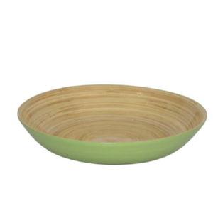 Bamboo Classic Fruit Bowl | 11.8 x 2in Pastel Green