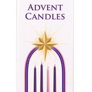 Christmas Advent Candles Set