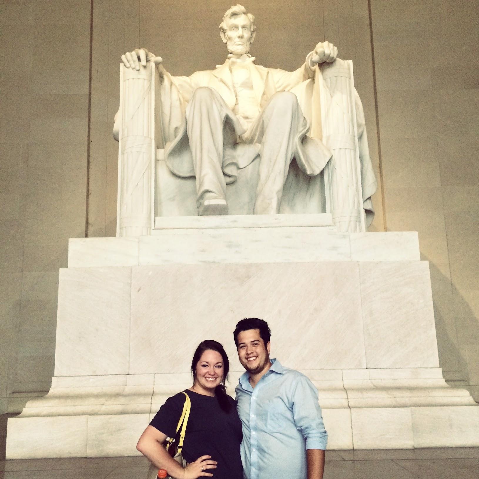 K.C. visiting Lindsey in D.C.