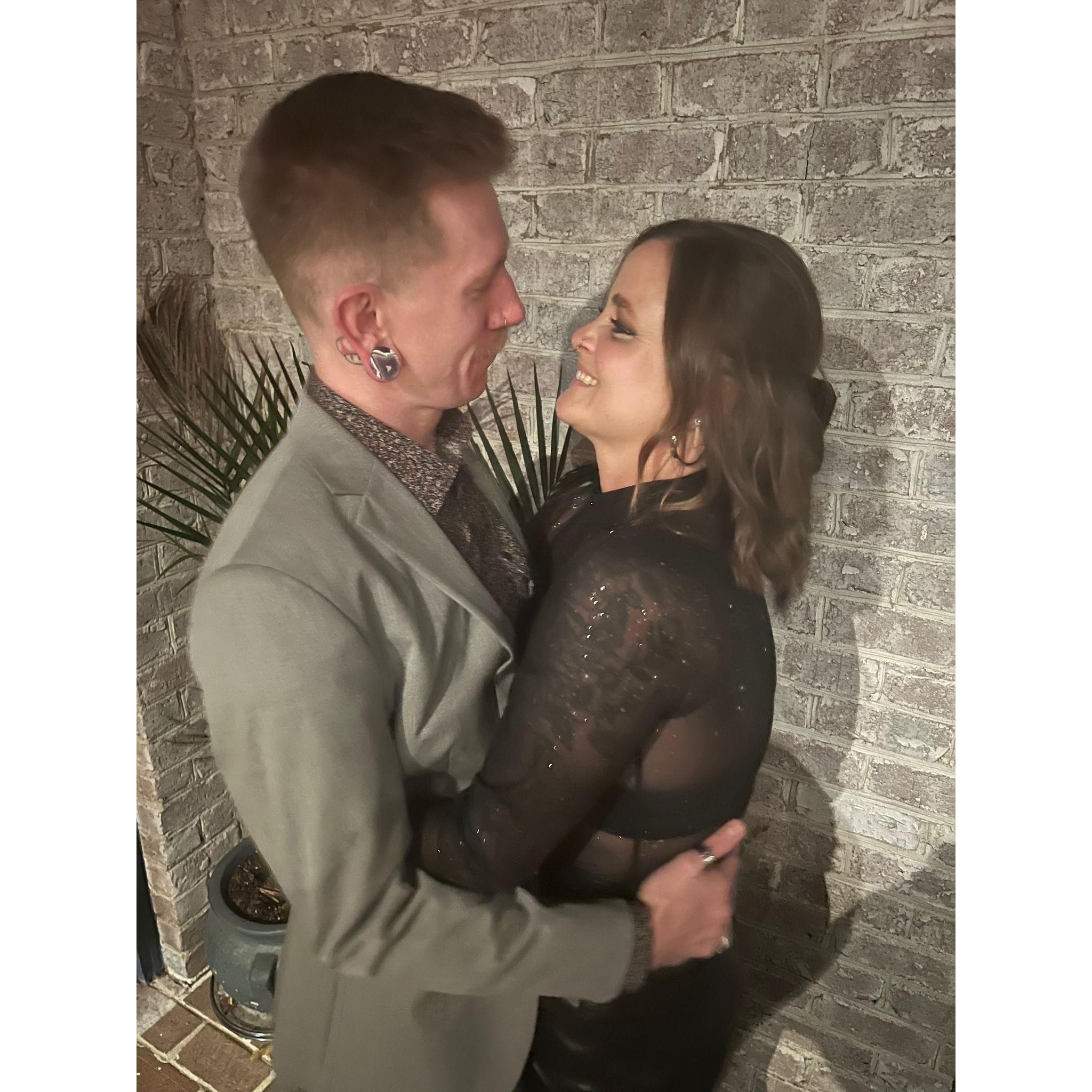 This was Chelsea and Winston's first New Year together! NYE 2024