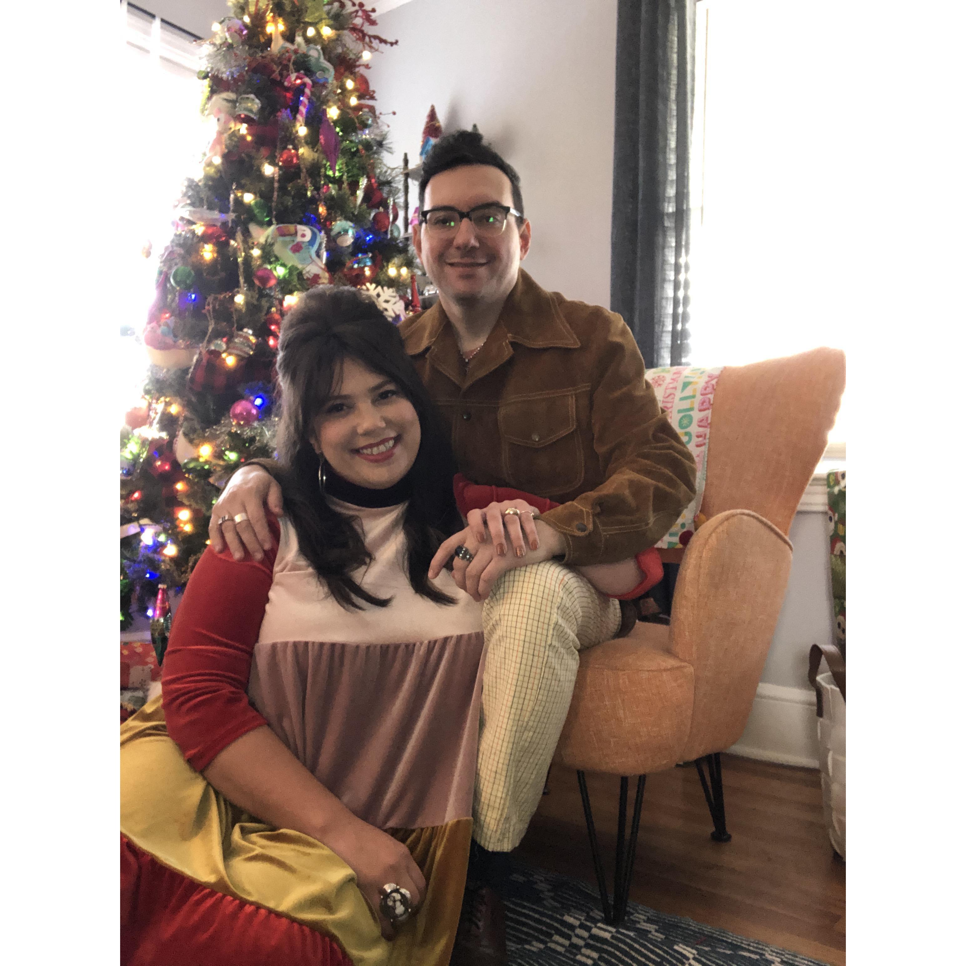 We both love vintage holiday vibes