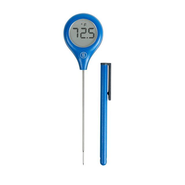 ThermoWorks ThermoPop 2, No. 1 Recommended Best-Value Instant-Read Thermometer - Nautical Blue
