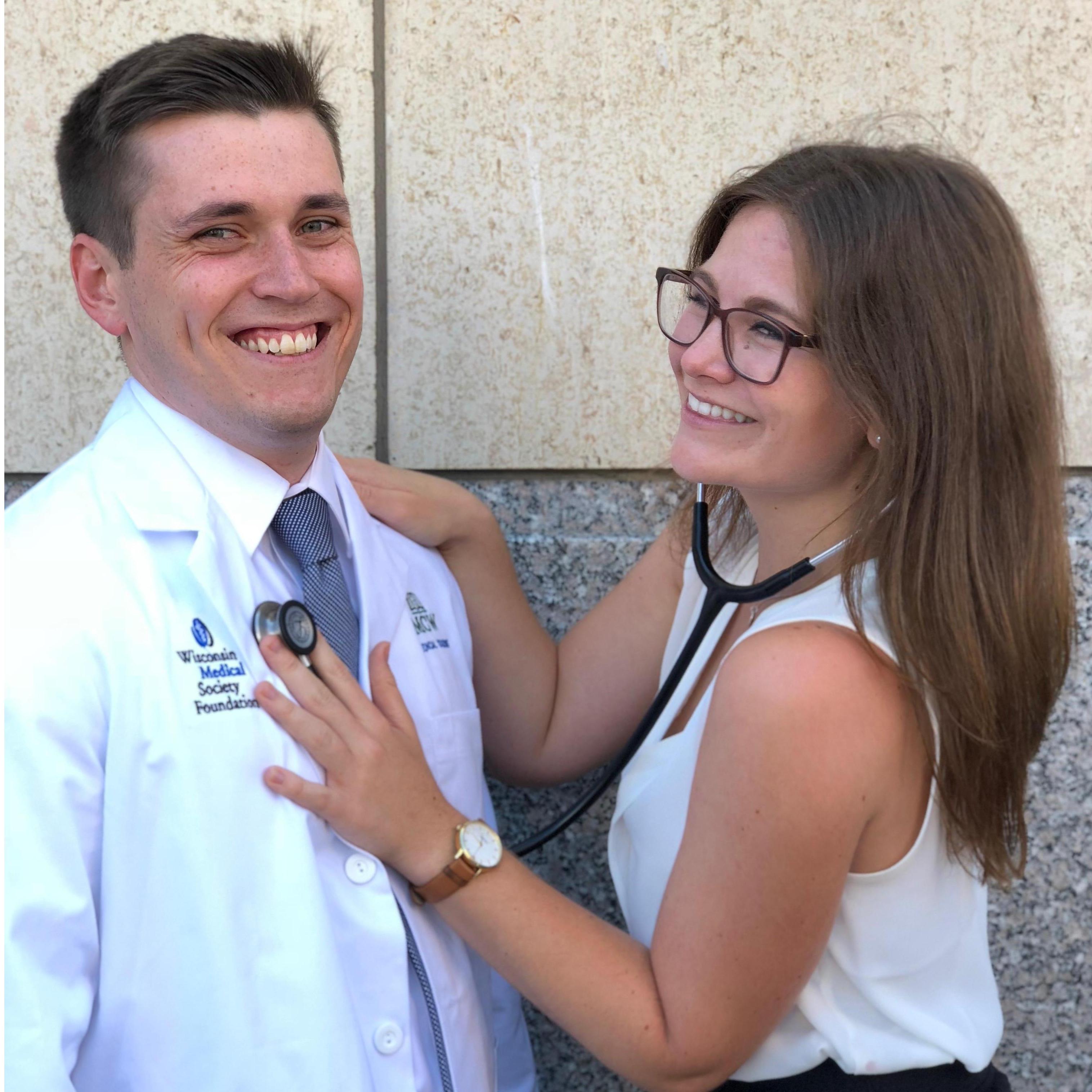 Kevin's White Coat Ceremony