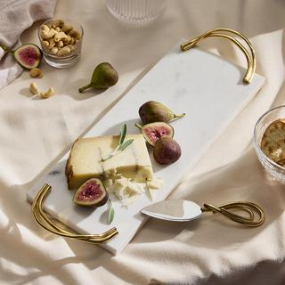 Calla Lily Cheese Board with Spreader