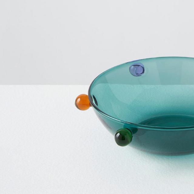 DOTDOT PLATTER | TEAL & MULTI