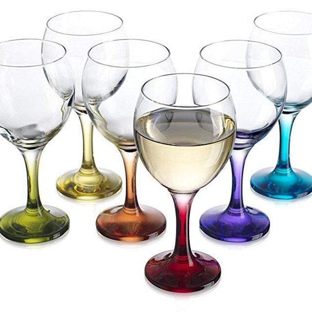 Carnival Color Wine Glass Set