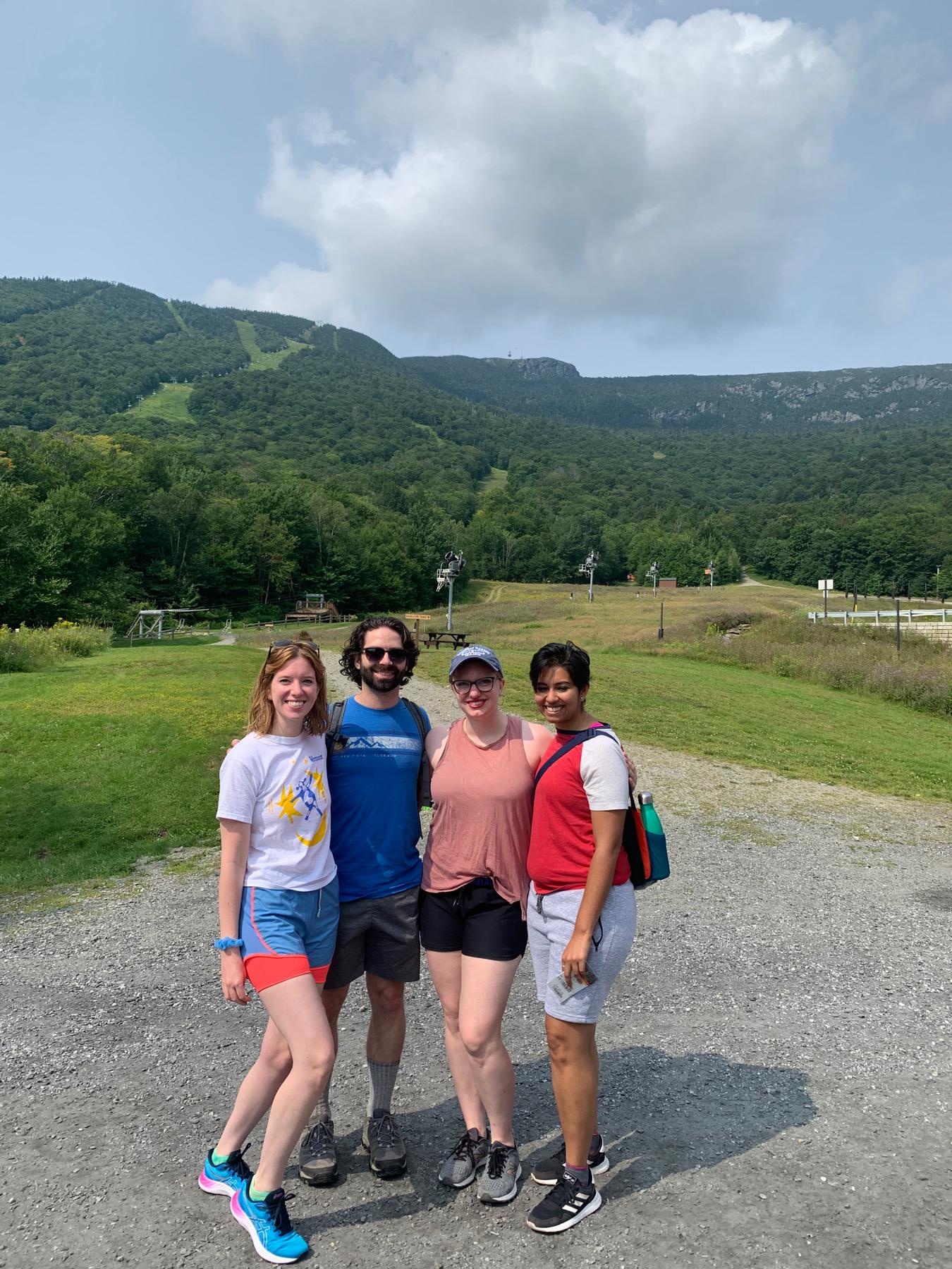 Having a great time in Vermont.