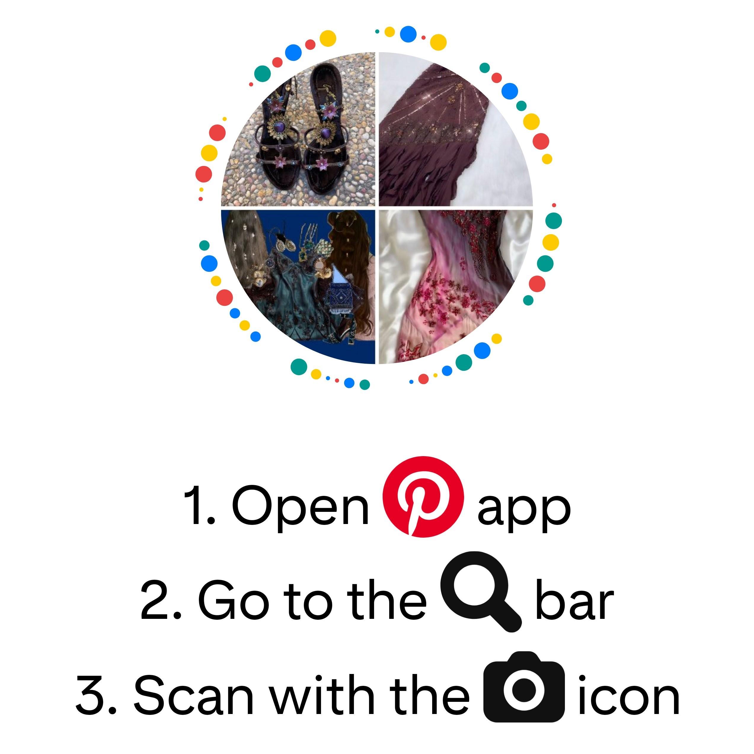 Using the Pinterest App Scan the picture and you will have full access to the womens look book and inspo!