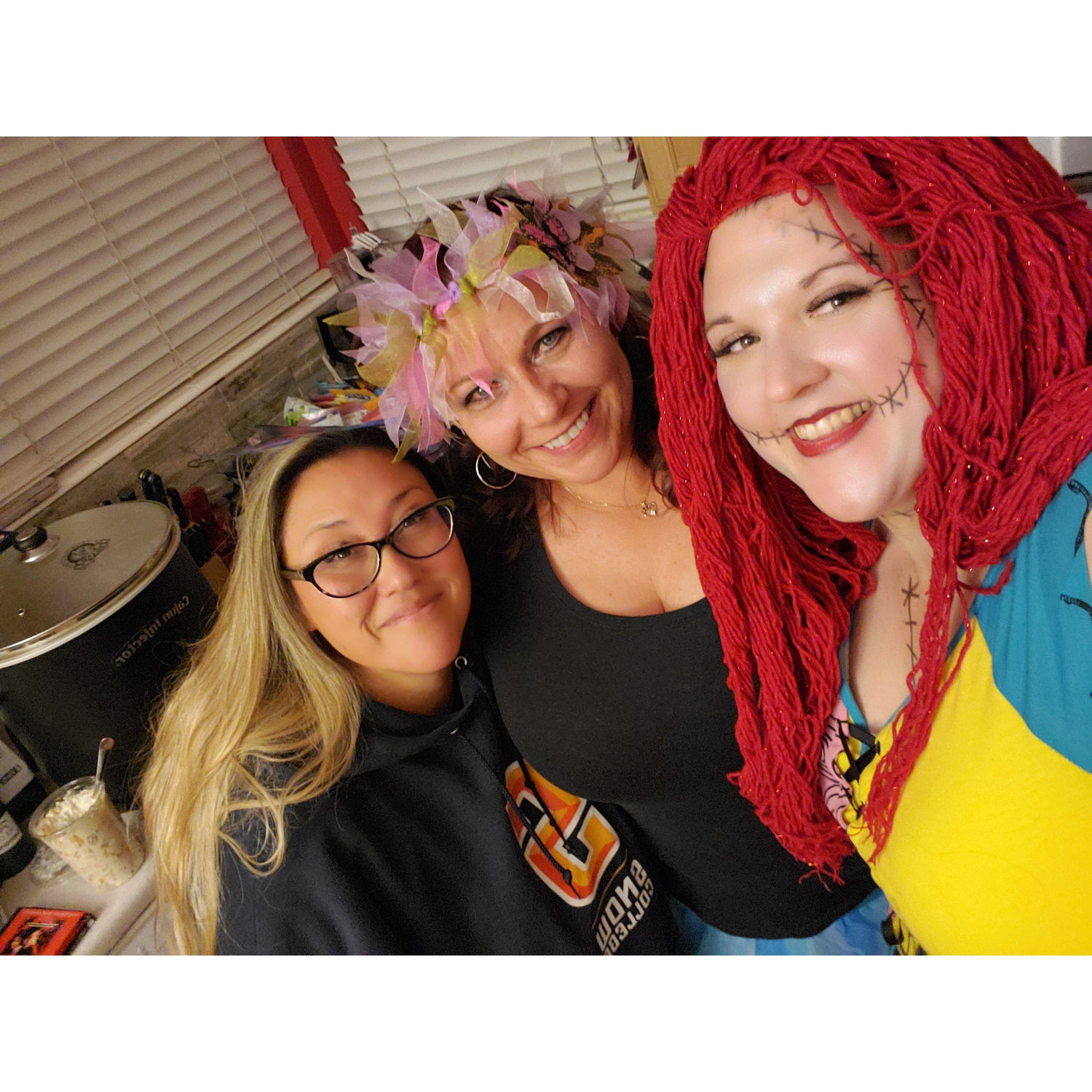 Tiffany, Denise, Christina. Did I mention we love Halloween?