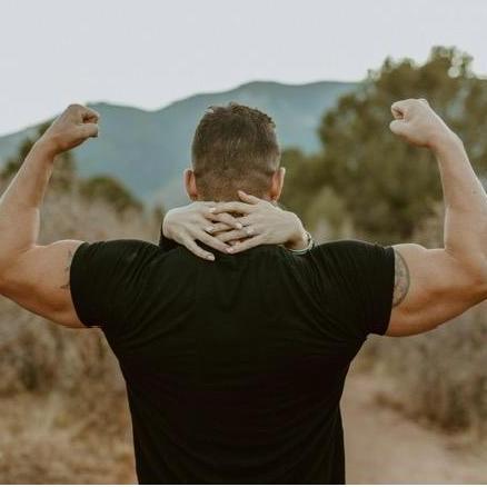 Engagement photoshoot at Garden of The Gods before we scoped Vail out! November 2020