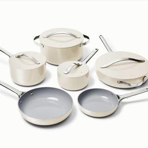 Caraway Cookware & Minis Set - 16-Piece Ceramic Set With Complimentary Storage