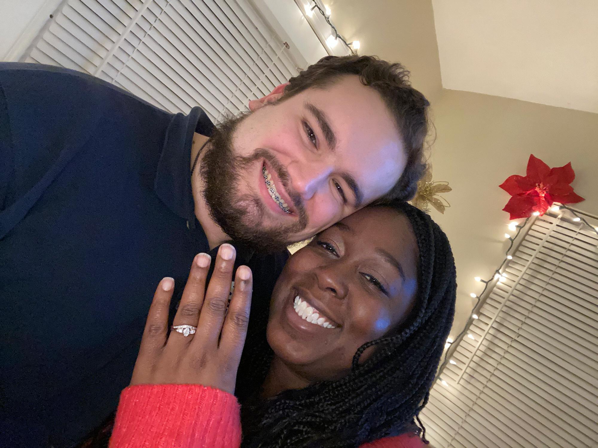 One fine newly engaged couple!!