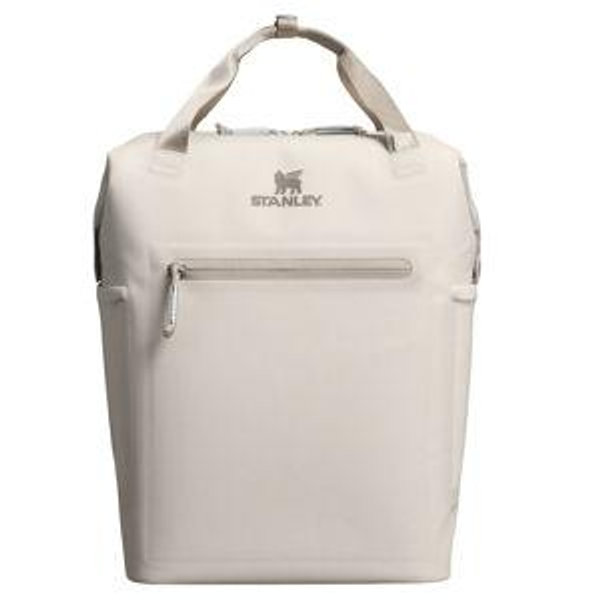 The All Day Madeleine Mini Cooler Backpack (Cream)