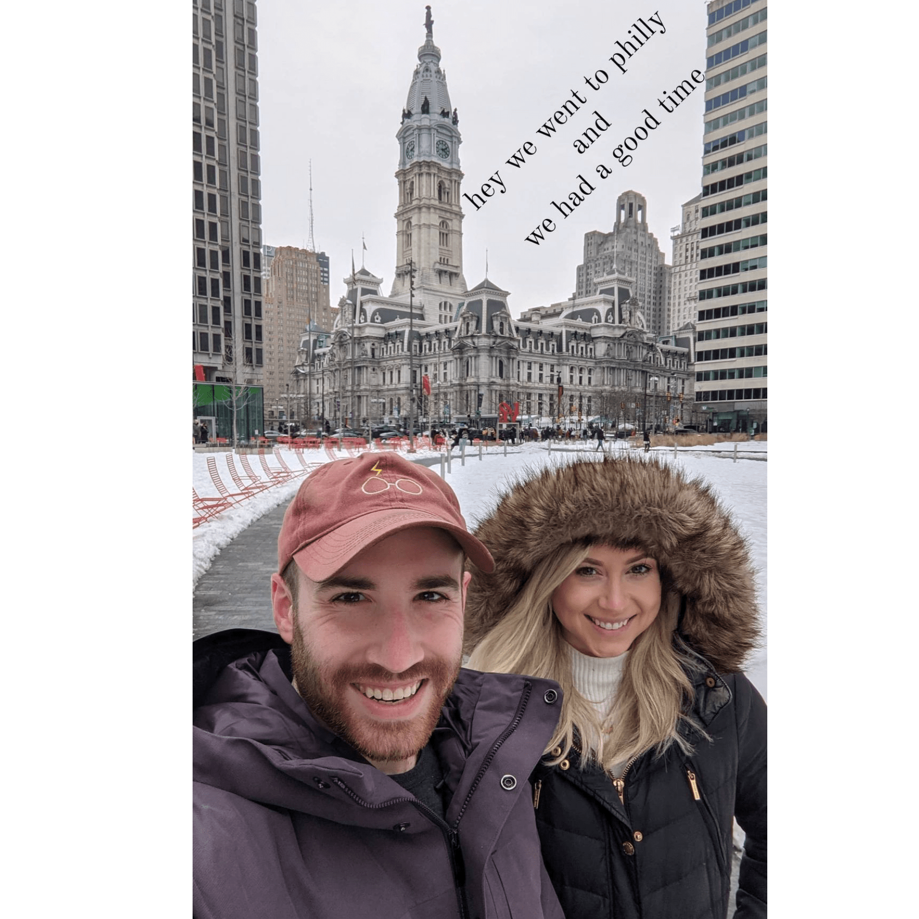 Carter's birthday trip to Philly in February of 2021.