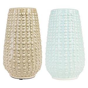 Surya Pyre Large Ceramic Table Vase in Sage