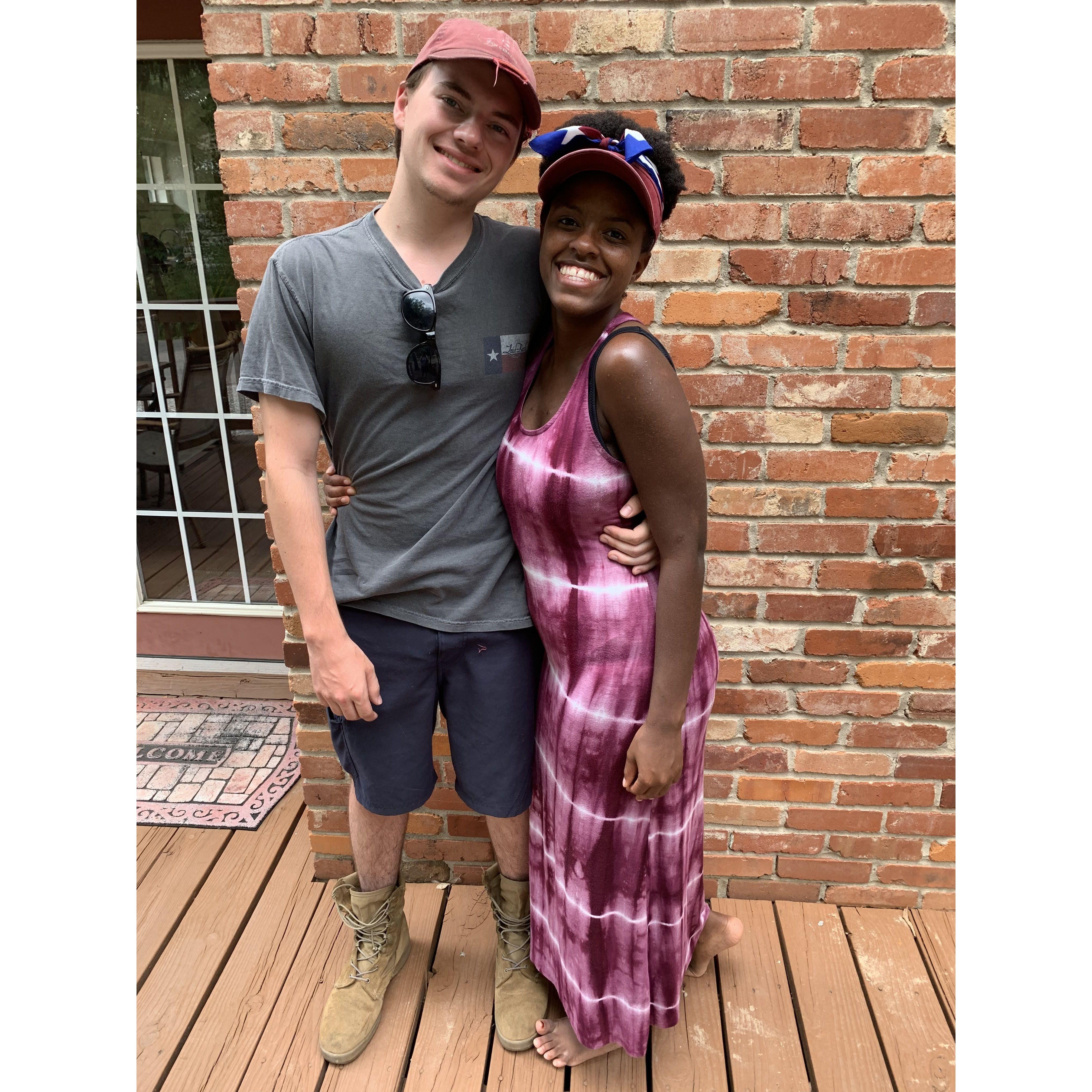 Tanatswa and Eric's first out of state trip together to Oklahoma.