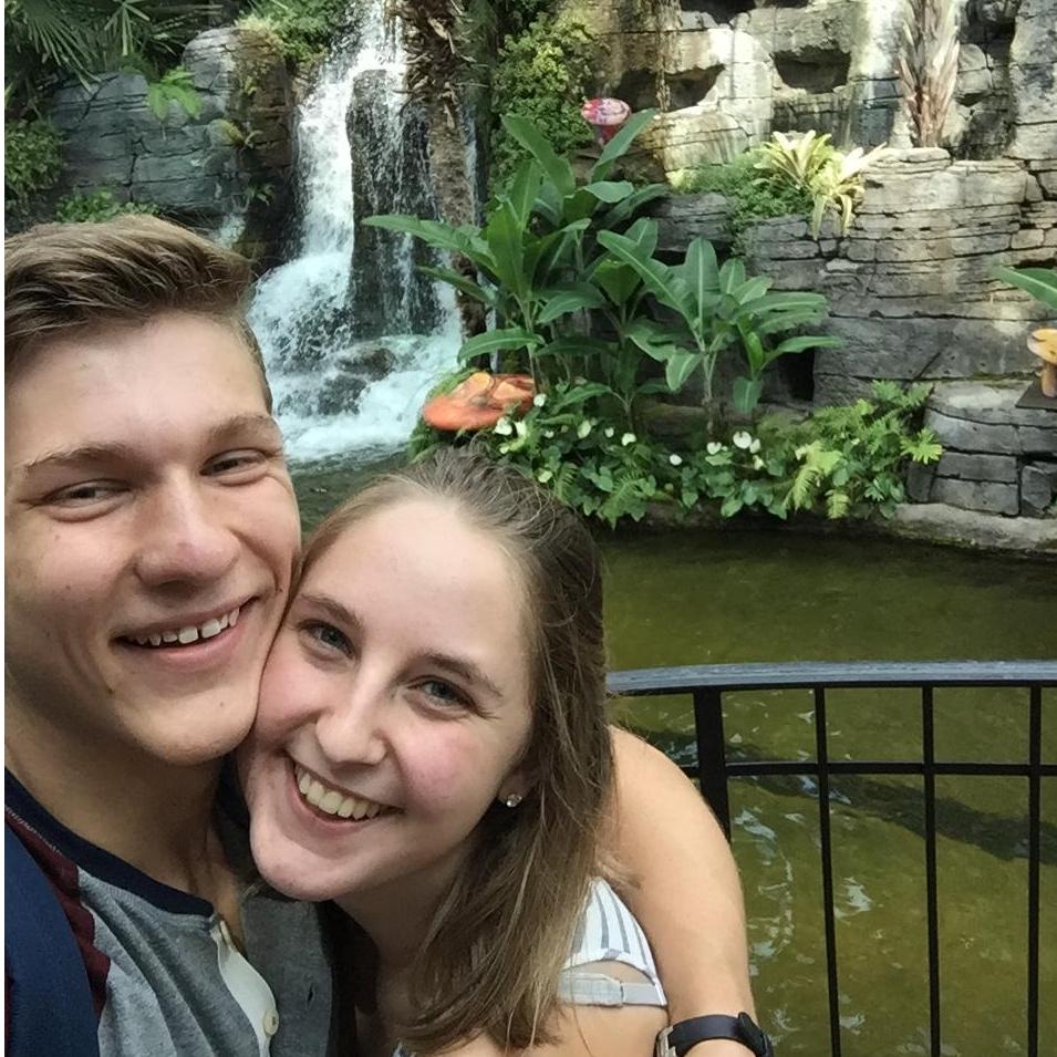 Jeremy and Malone visiting the Opryland Hotel in Nashville- Jeremy's first time to Nashville, Summer 2017