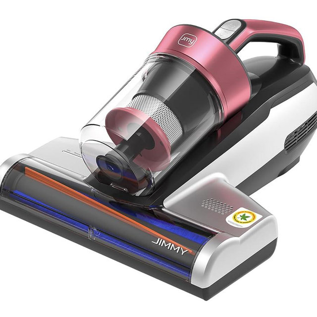 Jimmy Mattress Vacuum Cleaner, Bed Vacuum Cleaner with UV-C Light & Ultrasonic, 15Kpa Suction 500W Powerful Handheld Vacuums for Dust & Pet Hair with HEPA (BX5 Pro, Corded)