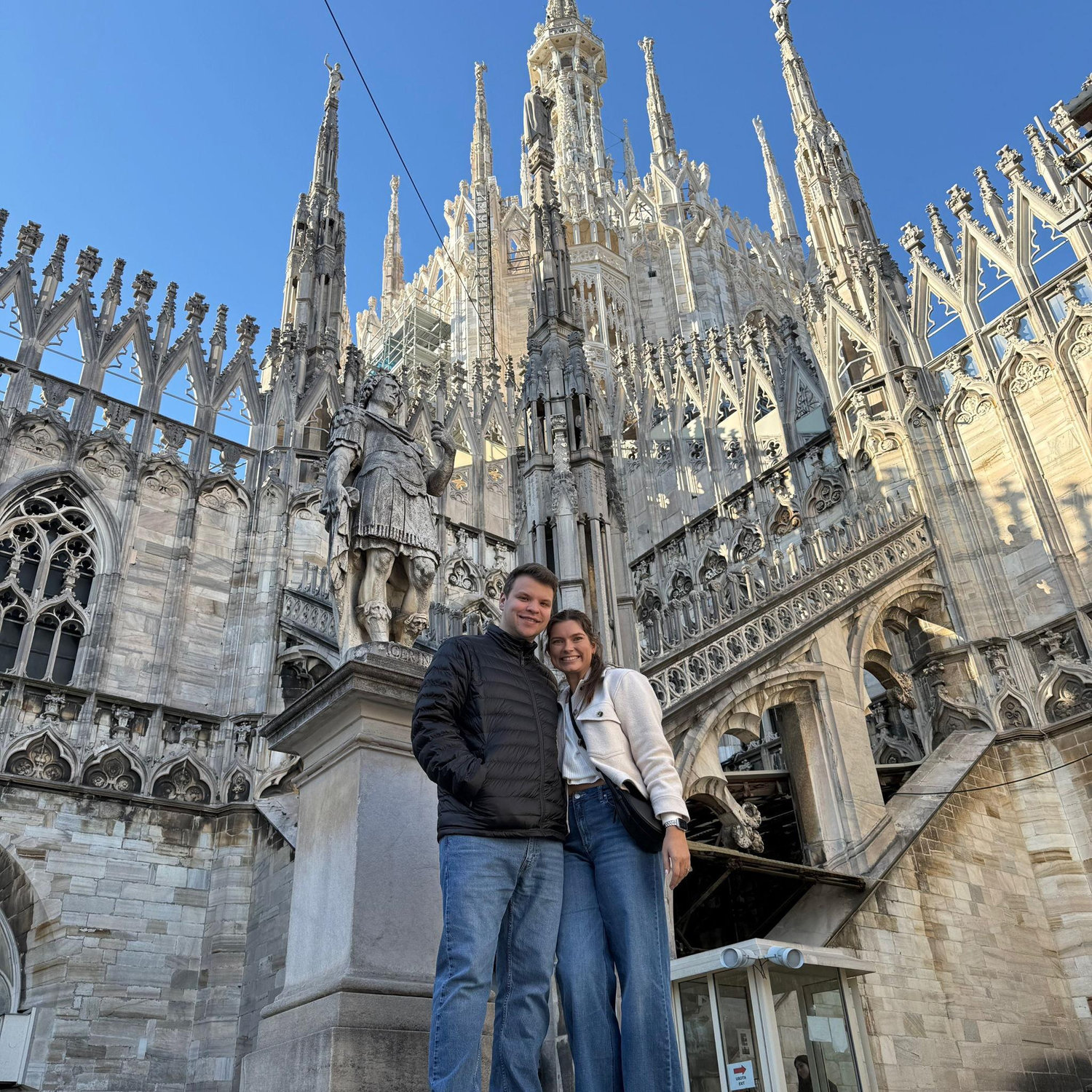 February 2026: On the rooftops of the insanely incredible Duomo in Milan