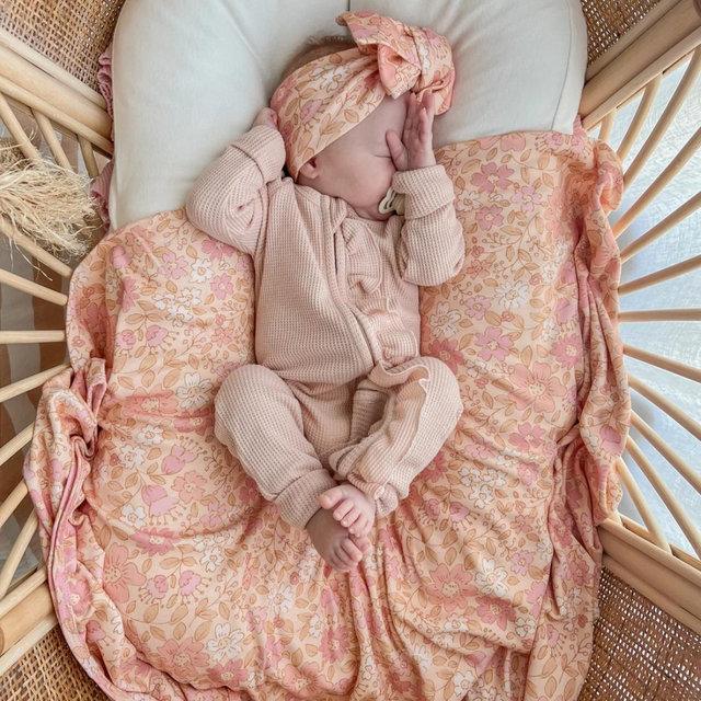 Swaddle Set | Goldie Floral