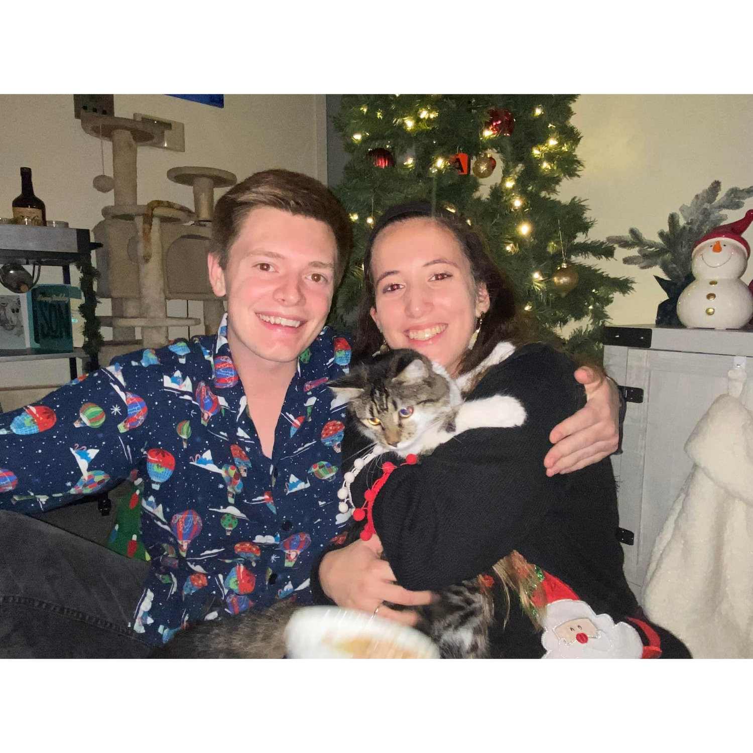 Christmas card the first year we got IVY